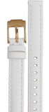 Michael Kors Slim Runway Quartz Gold Dial White Leather Strap Watch For Women - MK2389 Authentic Buy Shop Now