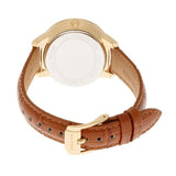 Michael Kors Whitley Quartz Gold Dial Brown Leather Strap Watch For Women - MK2428 Authentic Buy Shop Now