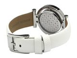 Michael Kors Averi Silver Dial White Leather Strap Watch for Women - MK2524 Authentic Buy Shop Now