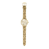 Michael Kors Addyson Quartz Gold Dial Gold Leather Strap Watch for Women - MK2952 Authentic Buy Shop Now