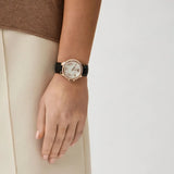 Michael Kors Camille Three-Hand Crystals White Dial Black Leather Strap Watch for Women - MK2962 Authentic Buy Shop Now