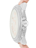 Michael Kors Camille Three-Hand Crystals White Dial Pink Leather Strap Watch for Women - MK2963 Authentic Buy Shop Now
