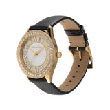 Michael Kors Harlowe Analog White Dial Black Leather Strap Watch For Women - MK2988 Authentic Buy Shop Now