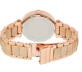 Michael Kors Parker Mother of Pearl Pink Dial Two Tone Steel Strap Watch for Women - MK6492 Authentic Buy Shop Now
