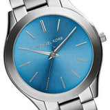 Michael Kors Runway Blue Dial Silver Steel Strap Watch for Women - MK3292 Authentic Buy Shop Now