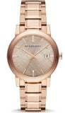 Burberry The City Rose Gold Dial Rose Gold Steel Strap Watch for Women - BU9034 Authentic Buy Shop Now