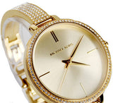 Michael Kors Jaryn Quartz Gold Dial Gold Steel Strap Watch For Women - MK3784 Authentic Buy Shop Now