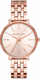 Michael Kors Pyper Three-Hand Rose Gold Dial Rose Gold Steel Strap Watch For Women - MK3897 Authentic Buy Shop Now
