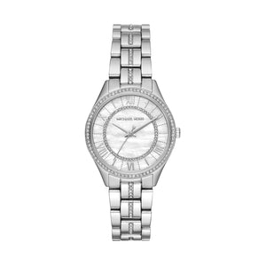 Michael Kors Lauryn Mother of Pearl Dial Silver Steel Strap Watch for Women - MK3900 Authentic Buy Shop Now