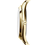 Michael Kors Slim Runway Tortoise Shell Dial Two Tone Steel Strap Watch for Women - MK4284 Authentic Buy Shop Now