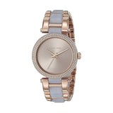 Michael Kors Delray Rose Gold Dial Two Tone Steel Strap Watch for Women - MK4319 Authentic Buy Shop Now