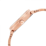 Michael Kors Charley Three-Hand Analog Rose Gold Dial Rose Gold Steel Strap Watch for Women - MK4400 Authentic Buy Shop Now