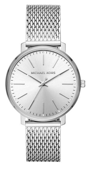 Michael Kors Pyper Quartz White Dial Silver Mesh Strap Watch for Women - MK4338 Authentic Buy Shop Now