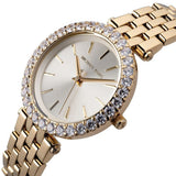 Michael Kors Darci Analog Gold Dial Gold Steel Strap Watch For Women - MK4513 Authentic Buy Shop Now