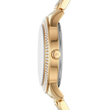 Michael Kors Tibby Three-Hand Glitz Gold Dial Gold Steel Strap Watch for Women - MK4575 Authentic Buy Shop Now