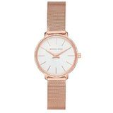 Michael Kors Pyper Quartz Mother of Pearl White Dial Rose Gold Mesh Strap Watch For Women - MK4588 Authentic Buy Shop Now