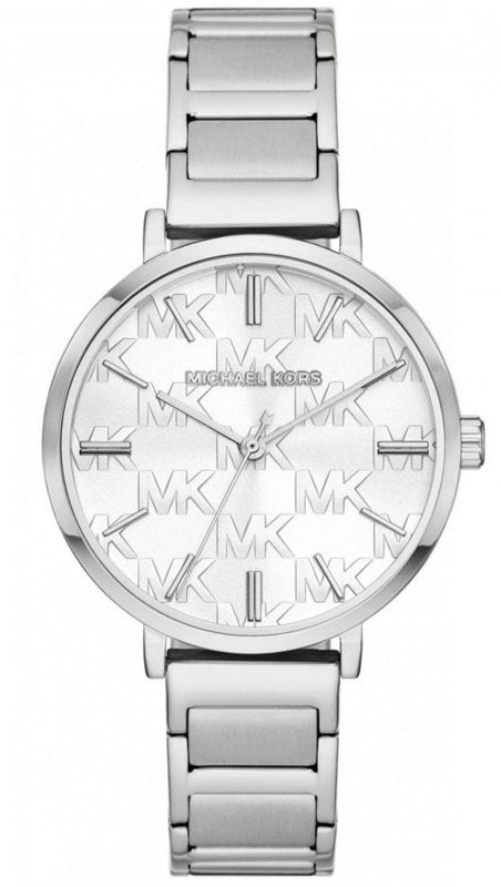 Michael Kors Addyson White Dial Silver Steel Strap Watch for Women - MK4714 Authentic Buy Shop Now