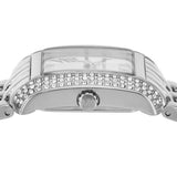 Michael Kors Emery Pave Double Wrap White Dial Silver Steel Strap Watch for Women - MK4834 Authentic Buy Shop Now