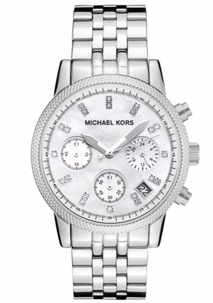 Michael Kors Ritz White Dial Silver Stainless Steel Strap Watch for Women - MK5020 Authentic Buy Shop Now