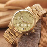 Michael Kors Runway Gold Dial Gold Stainless Steel Strap Watch for Women - MK5055 Authentic Buy Shop Now