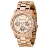 Michael Kors Dylan Rose Gold Dial Rose Gold Steel Strap Watch for Women - MK5576 Authentic Buy Shop Now