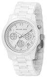 Michael Kors Runway White Ceramic Dial White Steel Strap Watch for Women - MK5161 Authentic Buy Shop Now