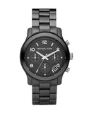 Michael Kors Runway Black Ceramic Dial Black Steel Strap Watch for Women - MK5162 Authentic Buy Shop Now