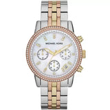 Michael Kors Ritz White Dial Two Tone Steel Strap Watch for Women - MK5650 Authentic Buy Shop Now