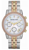 Michael Kors Ritz White Dial Two Tone Steel Strap Watch for Women - MK5650 Authentic Buy Shop Now