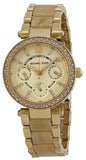 Michael Kors Parker Gold DIal Gold Steel Strap Watch for Women - MK5842 Authentic Buy Shop Now
