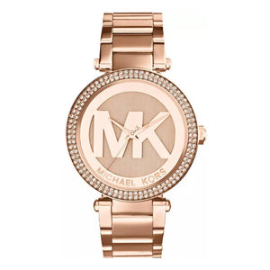 Michael Kors Parker Rose Gold Dial Rose Gold Steel Strap Watch for Women - MK5865 Authentic Buy Shop Now