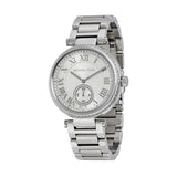 Michael Kors Skylar Silver Dial Silver Steel Strap Watch for Women - MK5866 Authentic Buy Shop Now