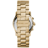 Michael Kors Runway Iridescent Pink Dial Gold Steel Strap Watch for Women - MK5939 Authentic Buy Shop Now