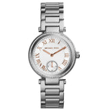 Michael Kors Skylar Quartz White Dial Silver Steel Strap Watch For Women - MK5970 Authentic Buy Shop Now