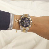 Michael Kors Bradshaw Blue Dial Two Tone Steel Strap Watch for Women - MK5976 Authentic Buy Shop Now