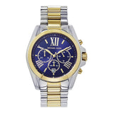 Michael Kors Bradshaw Blue Dial Two Tone Steel Strap Watch for Women - MK5976 Authentic Buy Shop Now