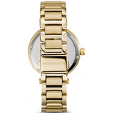 Michael Kors Skylar Black Dial Gold Steel Strap Watch for Women - MK5989 Authentic Buy Shop Now