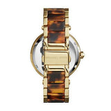 Michael Kors Parker Chronograph Gold Dial Two Tone Steel Strap Watch for Women - MK6109 Authentic Buy Shop Now