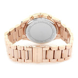 Michael Kors Brinkley Rose Gold Dial Rose Gold Steel Strap Watch for Women - MK6204 Authentic Buy Shop Now