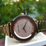 Michael Kors Kinley Brown Dial Brown Steel Strap Watch for Women - MK6245 Authentic Buy Shop Now