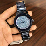 Michael Kors Kinley Blue Dial Blue Steel Strap Watch for Women - MK6246 Authentic Buy Shop Now