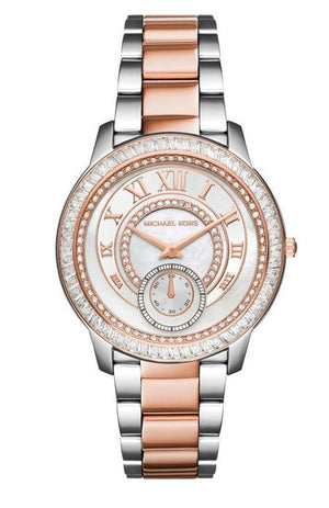 Michael Kors Madelyn Silver Dial Two Tone Steel Strap Watch for Women - MK6288 Authentic Buy Shop Now