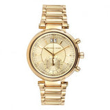 Michael Kors Sawyer White Dial Gold Steel Strap Watch for Women - MK6362 Authentic Buy Shop Now