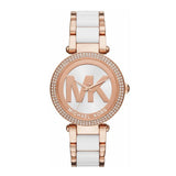 Michael Kors Parker White Dial Two Tone Steel Strap Watch for Women - MK6365 Authentic Buy Shop Now