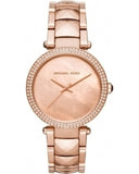 Michael Kors Parker Rose Gold Dial with Diamonds Rose Gold Steel Strap Watch for Women - MK6426 Authentic Buy Shop Now