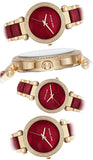 Michael Kors Parker Mother of Pearl Red Dial Two Tone Steel Strap Watch for Women - MK6427 Authentic Buy Shop Now