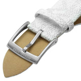 Michael Kors Runway Three Hand White Dial White Leather Strap Watch For Women - MK6998 Authentic Buy Shop Now