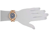 Michael Kors Runway Blue Dial Rose Gold Stainless Steel Strap Watch for Women - MK7065 Authentic Buy Shop Now