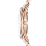 Michael Kors Janelle Multifunction Silver Dial Two Tone Steel Strap Watch For Women - MK7131 Authentic Buy Shop Now