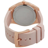 Michael Kors Janelle Three Hand Rose Gold Dial Pink Rubber Strap Watch For Women - MK7139 Authentic Buy Shop Now